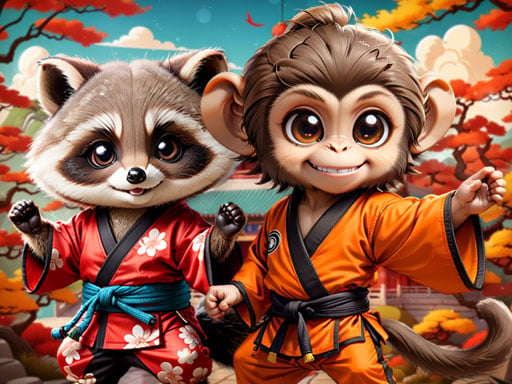 Kung Fu Little Animals Images