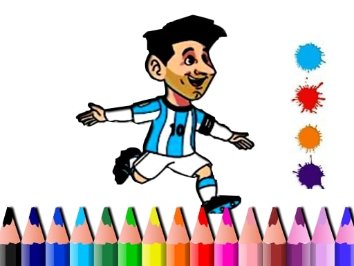 BTS Messi Coloring Book Images