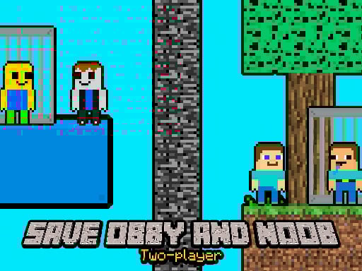 Save Obby and Noob Two players Images